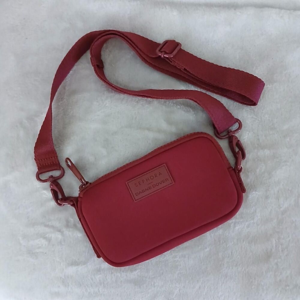 NWOT Sephora x Dagne Dover Red Phone Sling Crossbody Bag Utility Minimallist